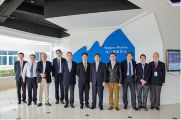 宇部興産山本社長(zhǎng)來(lái)訪慧聚藥業(yè)